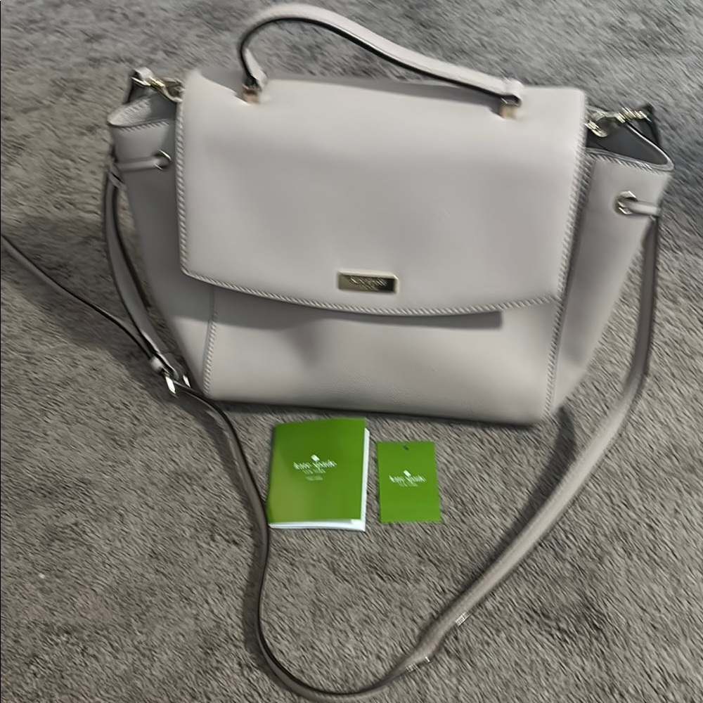 Kate Spade Light Gray Satchel